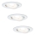Paulmann 93605 - LOT 3x Luminaire de salle de bain LED à intensité variable NOVA GU10/7W IP23 230V
