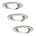 Paulmann 93607 - LOT 3x Luminaire de salle de bain LED à intensité variable NOVA GU10/7W IP23 230V