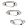 Paulmann 93607 - LOT 3x Luminaire de salle de bain LED à intensité variable NOVA GU10/7W IP23 230V