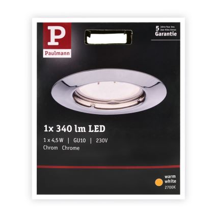 Paulmann 93660 - Spot encastrable LED/4,5W PREMIUM LINE 230V