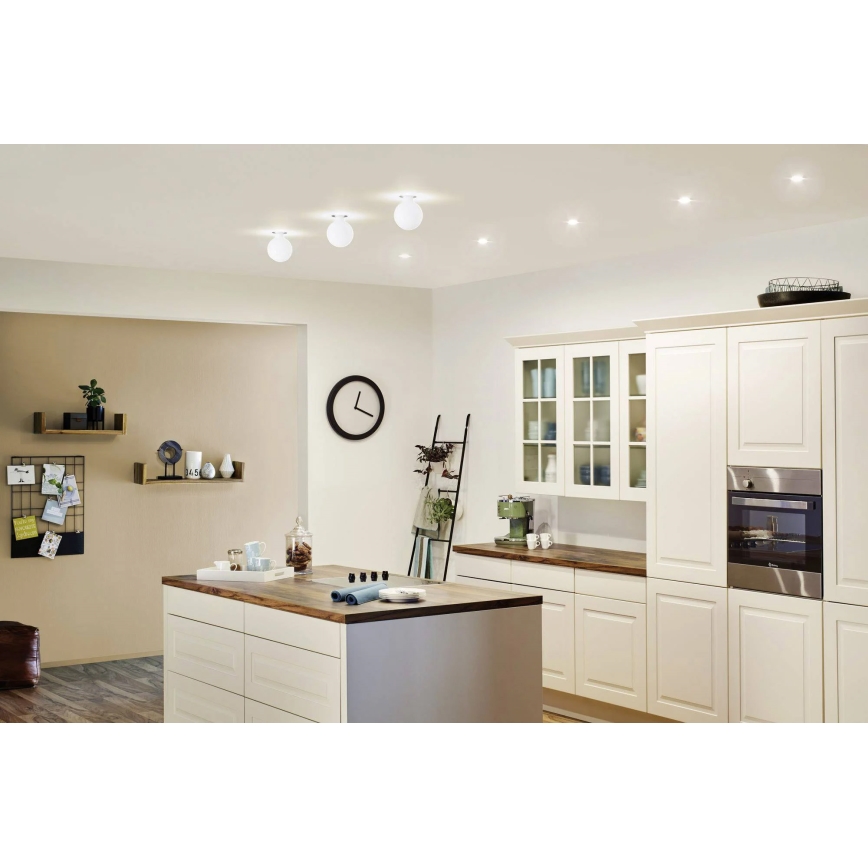 Paulmann 93667 - 1xE27/10W Spot encastrable NOVA 230V chrome mat