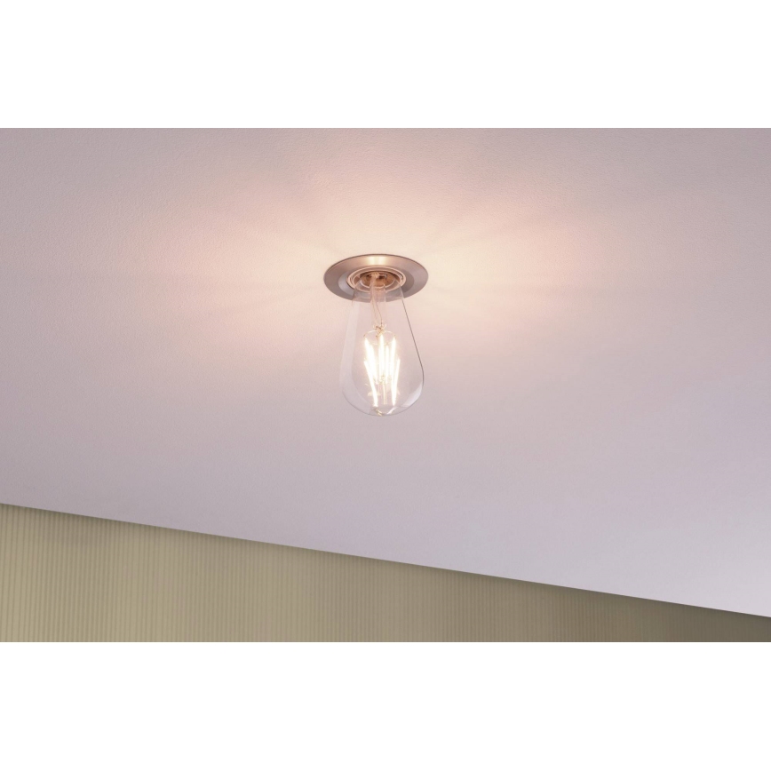 Paulmann 93667 - 1xE27/10W Spot encastrable NOVA 230V chrome mat