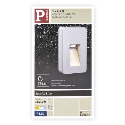 Paulmann  93825 - LED/2,4W IP44 Applique murale d