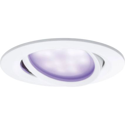 Paulmann 93940 - LOT 3x LED RGBW/2W IP23 Spot encastrable salle de bain à intensité variable 230V