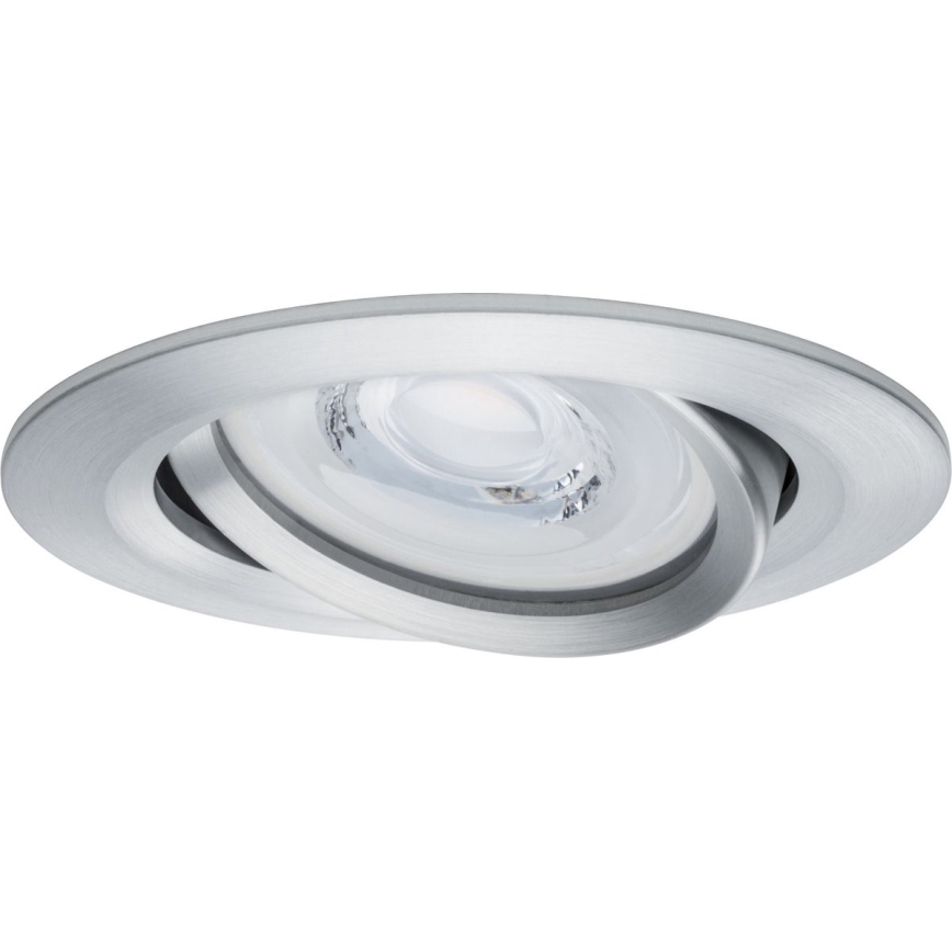 Paulmann 93943 - Lot de 3 spots encastrables LED 6,8 W IP23 dimmables pour salle de bains COIN 230 V