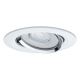 Paulmann 93945 - Luminaire de salle de bain encastrable à intensité variable LED/6,8W IP23 COIN 230V