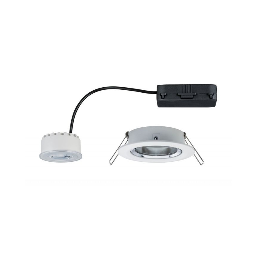 Paulmann 93945 - Luminaire de salle de bain encastrable à intensité variable LED/6,8W IP23 COIN 230V
