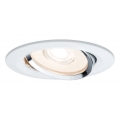 Paulmann 93945 - Luminaire de salle de bain encastrable à intensité variable LED/6,8W IP23 COIN 230V