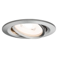 Paulmann 93947 - Luminaire de salle de bain encastrable à intensité variable LED/6,8W IP23 COIN 230V