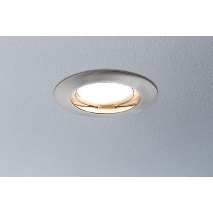 Paulmann 93958 - LOT 3x LED/6,8W IP44 Spot encastrable salle de bain à intensité variable COIN 230V