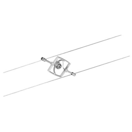 Paulmann 94133 - Pack de 5 GU5.3/10 W, système complet sur câble MAC 230 V, chrome mat