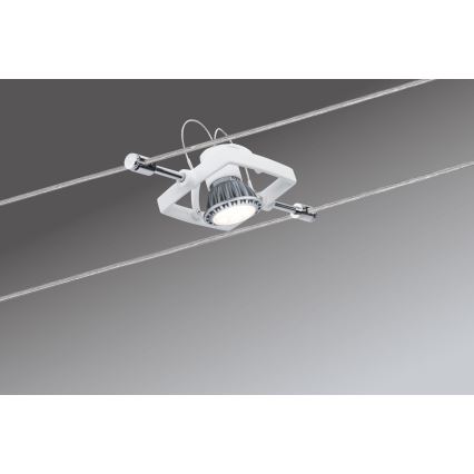 Paulmann 94134 - ENSEMBLE 5xGU5,3/10W Système complet sur câble MAC 230V blanc