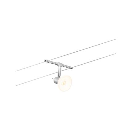 Paulmann 94136 - Kit 5x GU5,3/10W, système d'éclairage complet sur câble SHEELA 230V, finition chrome brillant