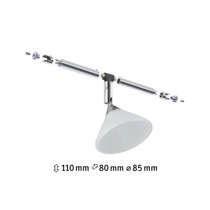 Paulmann 94138 - Spot 1xGU4/10W pour système à câbles COLMAR 12V blanc/chrome brillant