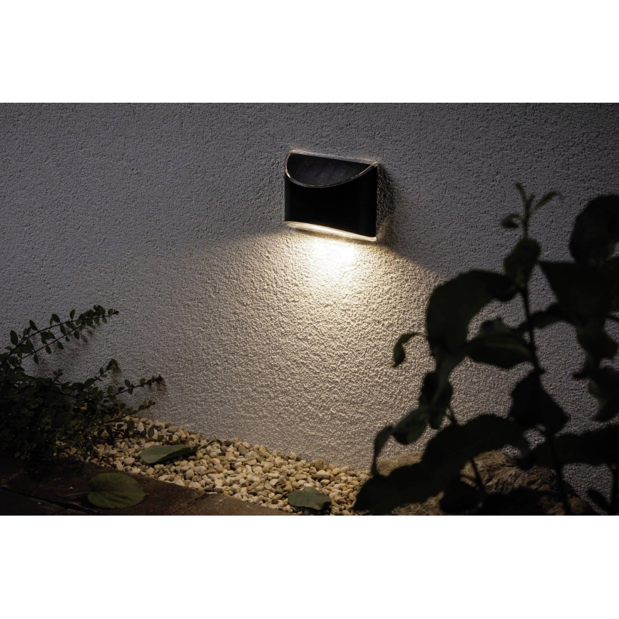 Paulmann 94233 - LED/0,05W IP44 Applique murale solaire ELLIOT 1,2V 400 mAh