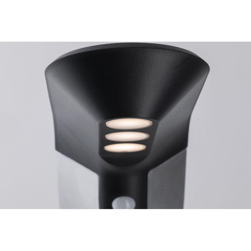 Paulmann 94252 - Lampe solaire extérieure avec détecteur SOLEY 230V LED/1,2W IP44