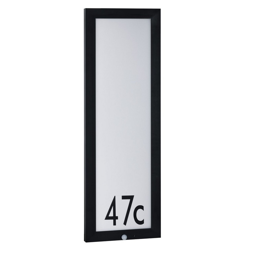 Paulmann 94257 - Numéro de maison avec détecteur LED/19W IP44 230V