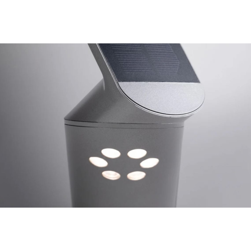 Paulmann 94261 - LED/1,2W IP44 Applique murale solaire avec détecteur ILIAS 3,7V 1800 mAh