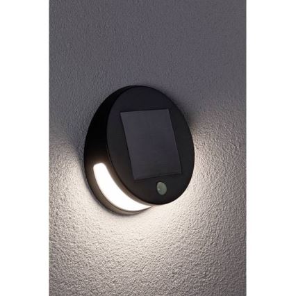 Paulmann 94265 - LED/3W IP44 Éclairage solaire extérieur avec détecteur HELENA 3,7V 1800 mAh