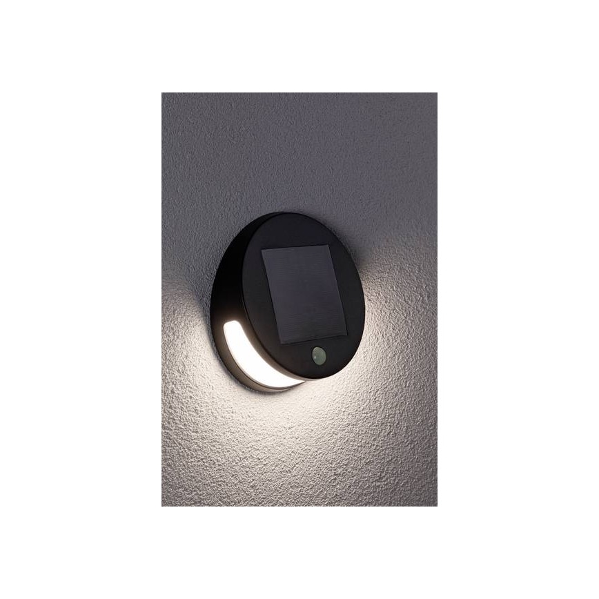 Paulmann 94265 - LED/3W IP44 Éclairage solaire extérieur avec détecteur HELENA 3,7V 1800 mAh