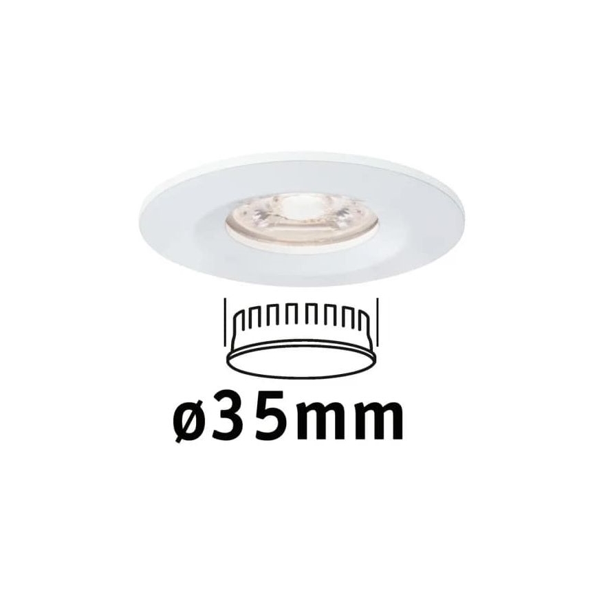 Paulmann 94298 - LED/4W IP44 Spot encastrable salle de bain COIN 230V