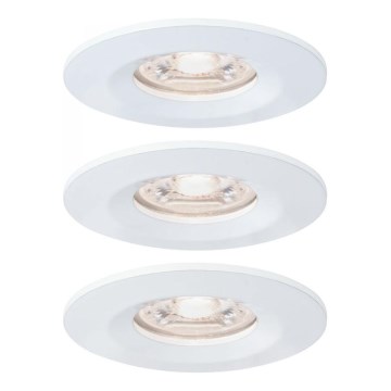 Paulmann 94299 - LOT 3xLED/4W IP44 Spot encastrable salle de bain NOVA 230V
