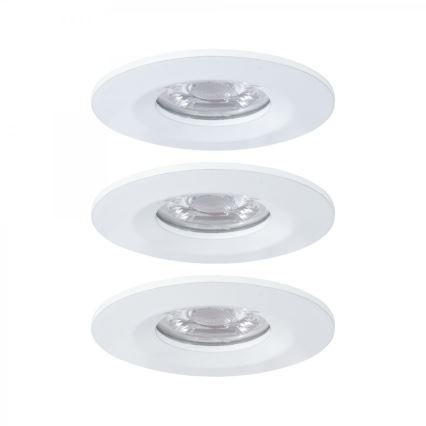 Paulmann 94299 - LOT 3xLED/4W IP44 Spot encastrable salle de bain NOVA 230V