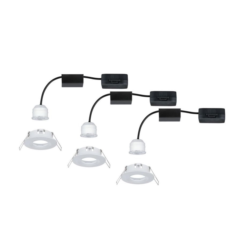 Paulmann 94299 - LOT 3xLED/4W IP44 Spot encastrable salle de bain NOVA 230V