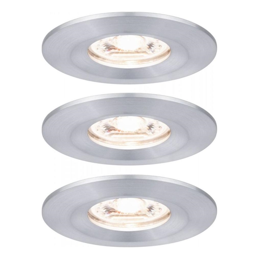Paulmann 94305 - LOT 3xLED/4W IP44 Spot encastrable salle de bain NOVA 230V