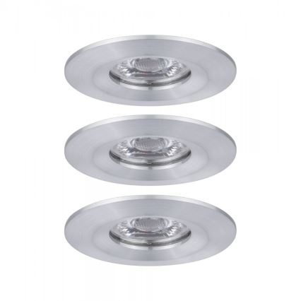 Paulmann 94305 - LOT 3xLED/4W IP44 Spot encastrable salle de bain NOVA 230V