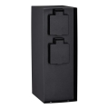 Paulmann 94315 -Colonne de prises extérieur avec détecteur crépusculaire RIO 3Z SCHUKO 230V IP44