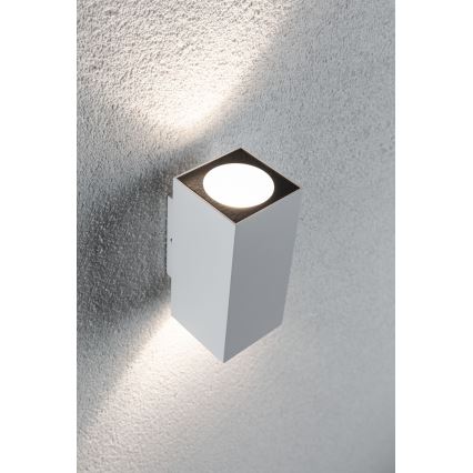 Paulmann 94330 - Applique murale extérieur 2xLED/2,8W IP44 FLAME 230V blanche