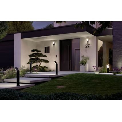 Paulmann 94403 - LED/10W IP44 Lampe d'extérieur avec détecteur ADYA 230V