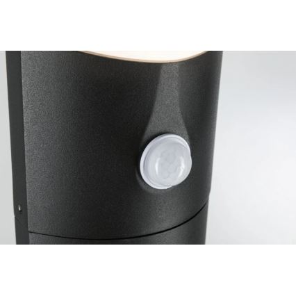 Paulmann 94403 - LED/10W IP44 Lampe d'extérieur avec détecteur ADYA 230V