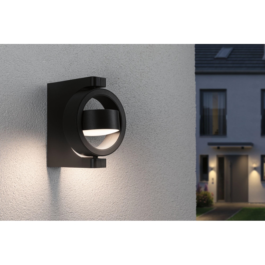 Paulmann 94406 - LED/8W IP44 Applique murale extérieure SWIVEA 230V