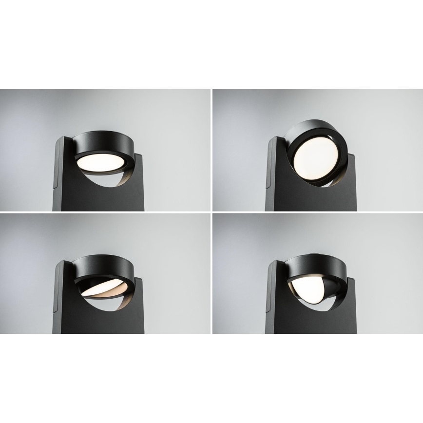 Paulmann 94406 - LED/8W IP44 Applique murale extérieure SWIVEA 230V