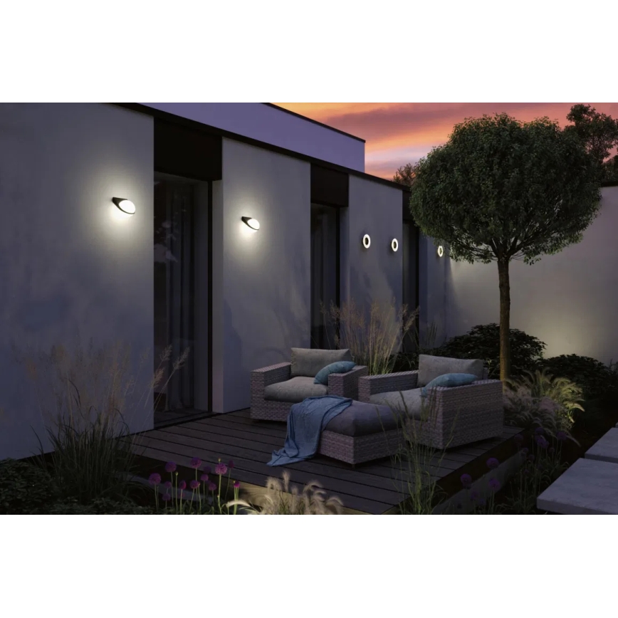 Paulmann 94409 - LED/4W IP44 Applique murale extérieure CIRCEA 230V
