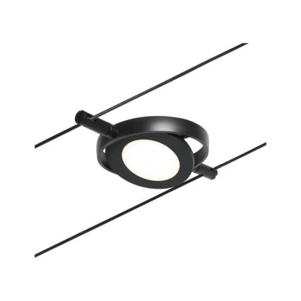 Paulmann 94418 - Ensemble 5xLED/4,5W : système complet sur câble ROUNDMAC 230V, noir