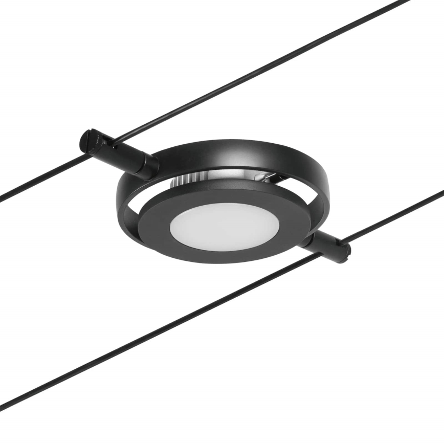 Paulmann 94418 - Ensemble 5xLED/4,5W : système complet sur câble ROUNDMAC 230V, noir