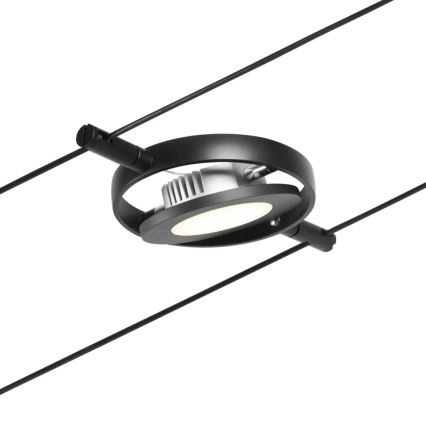 Paulmann 94418 - Ensemble 5xLED/4,5W : système complet sur câble ROUNDMAC 230V, noir