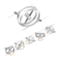 Paulmann 94436 - Kit 5xGU5,3/10W Système complet sur câble CARDAN 230V chrome mat