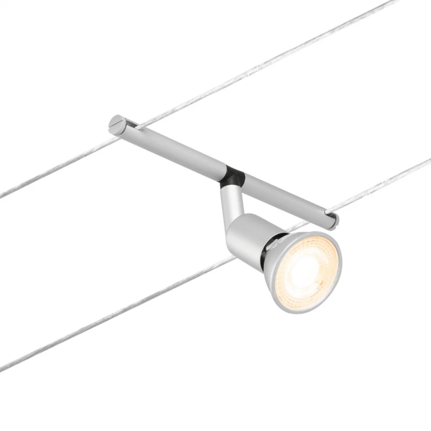 Paulmann 94442 - Kit 5x GU5,3/10W — système complet sur câble SALT 230V, chrome mat
