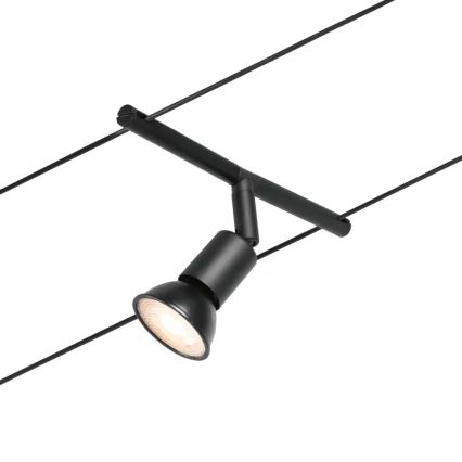 Paulmann 94446 - Kit 5xGU5,3/10W, système complet sur câble SALT 230V, noir