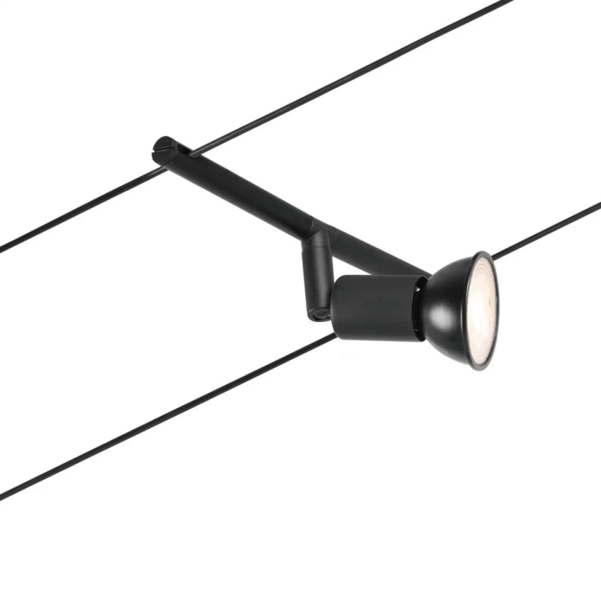 Paulmann 94446 - Kit 5xGU5,3/10W, système complet sur câble SALT 230V, noir