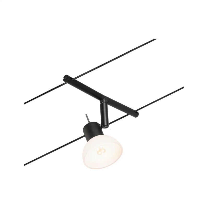 Paulmann 94450 - Kit complet SHEELA sur câble 5 × GU5,3/10 W, 230 V, noir