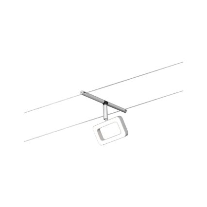 Paulmann 94481 - Kit 5x LED, 4,8 W — système complet à câbles FRAME 230 V, chrome mat