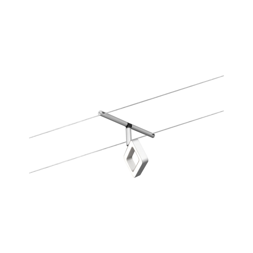Paulmann 94481 - Kit 5x LED, 4,8 W — système complet à câbles FRAME 230 V, chrome mat