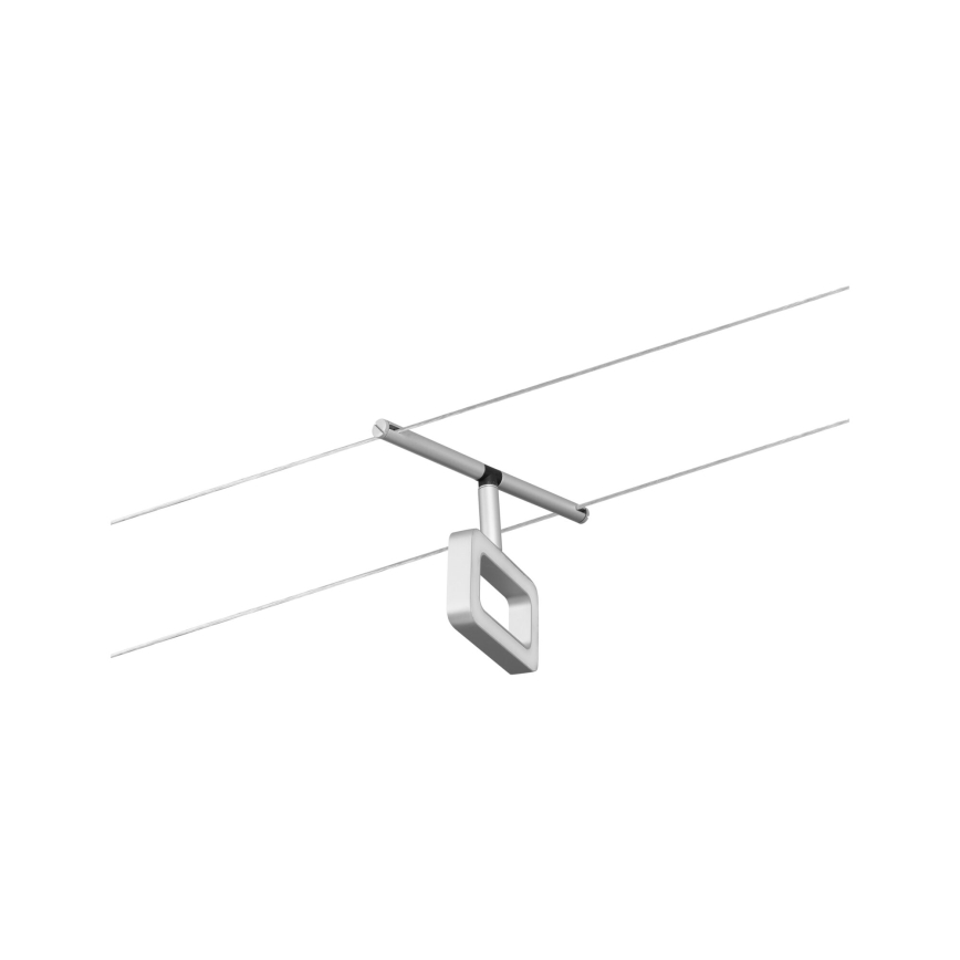 Paulmann 94481 - Kit 5x LED, 4,8 W — système complet à câbles FRAME 230 V, chrome mat