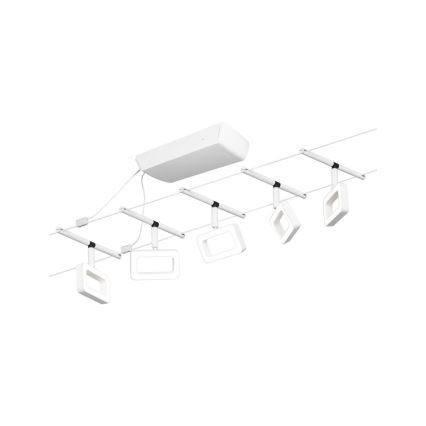 Paulmann 94483 - KIT 5xLED/4,8W Système sur câble complet FRAME 230V blanc