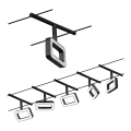 Paulmann 94485 - ENSEMBLE 5xLED/4,8W Système complet sur câble FRAME 230V noir